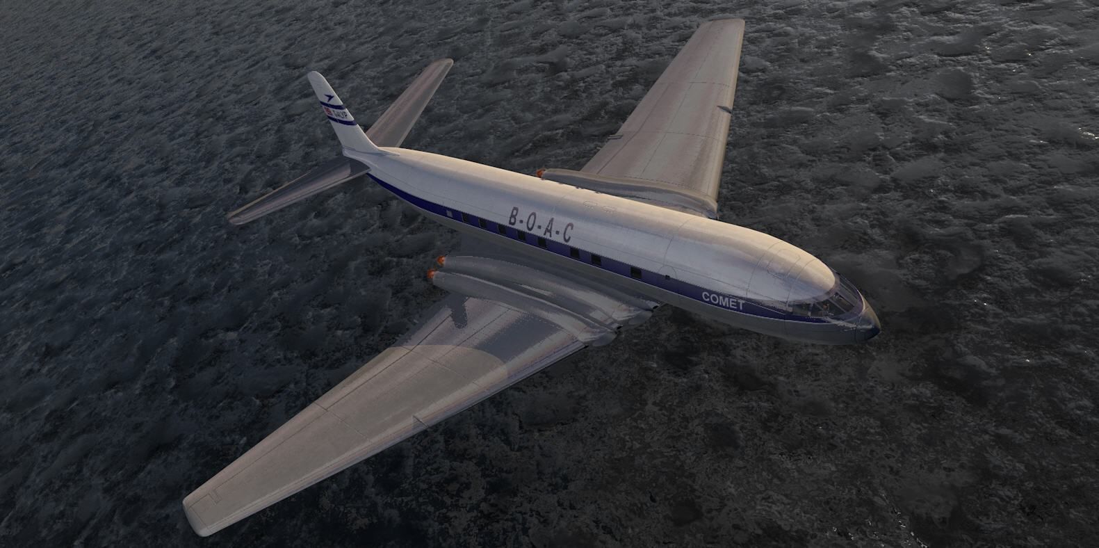 De Havilland DH 106 Comet Mk-1 3D model_8