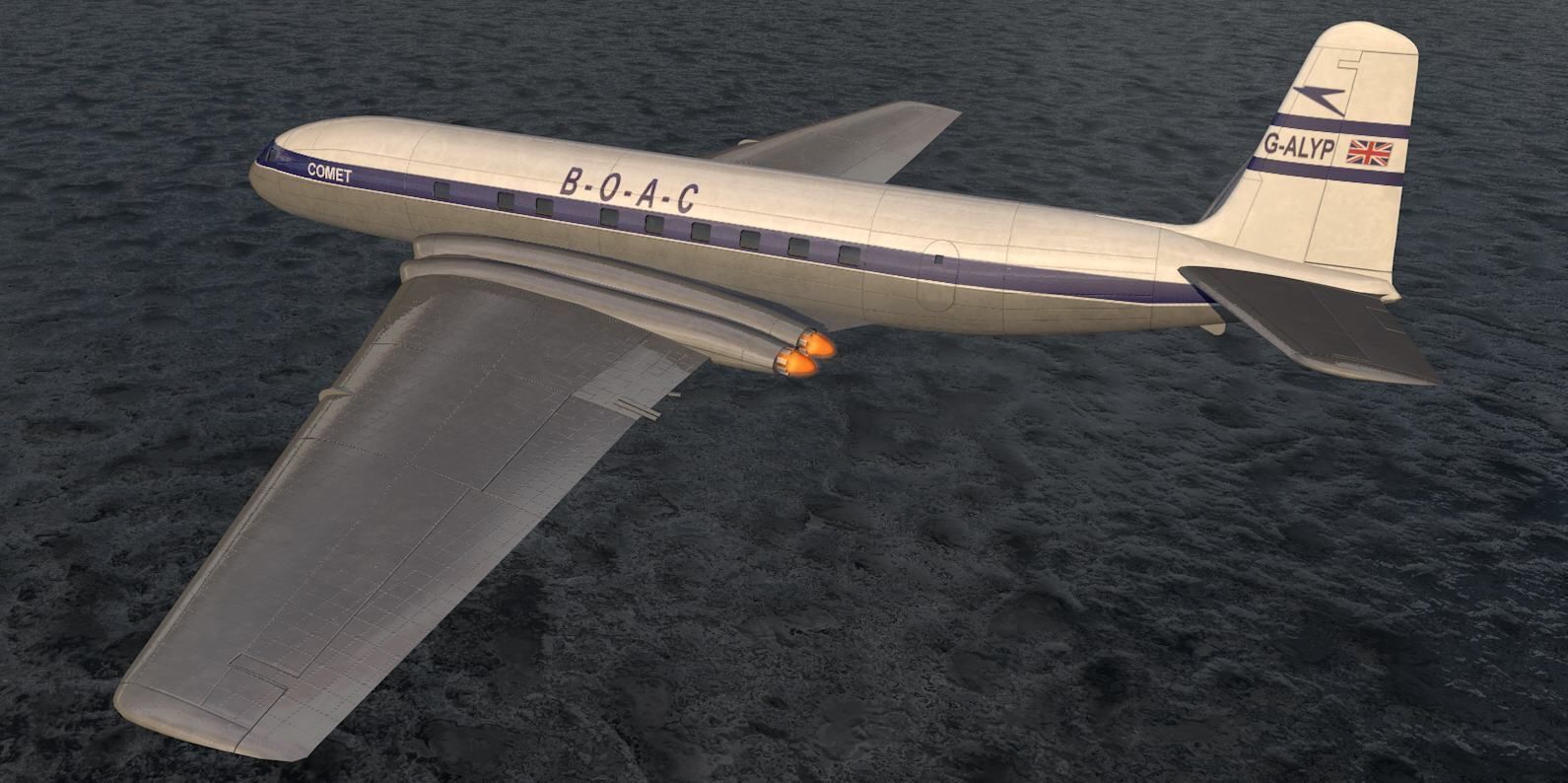 De Havilland DH 106 Comet Mk-1 3D model_9