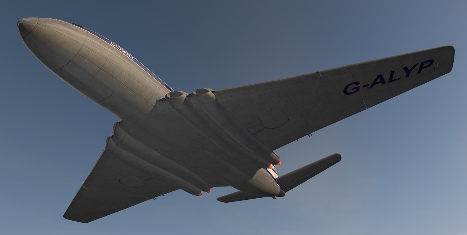 De Havilland DH 106 Comet Mk-1 3D model_11