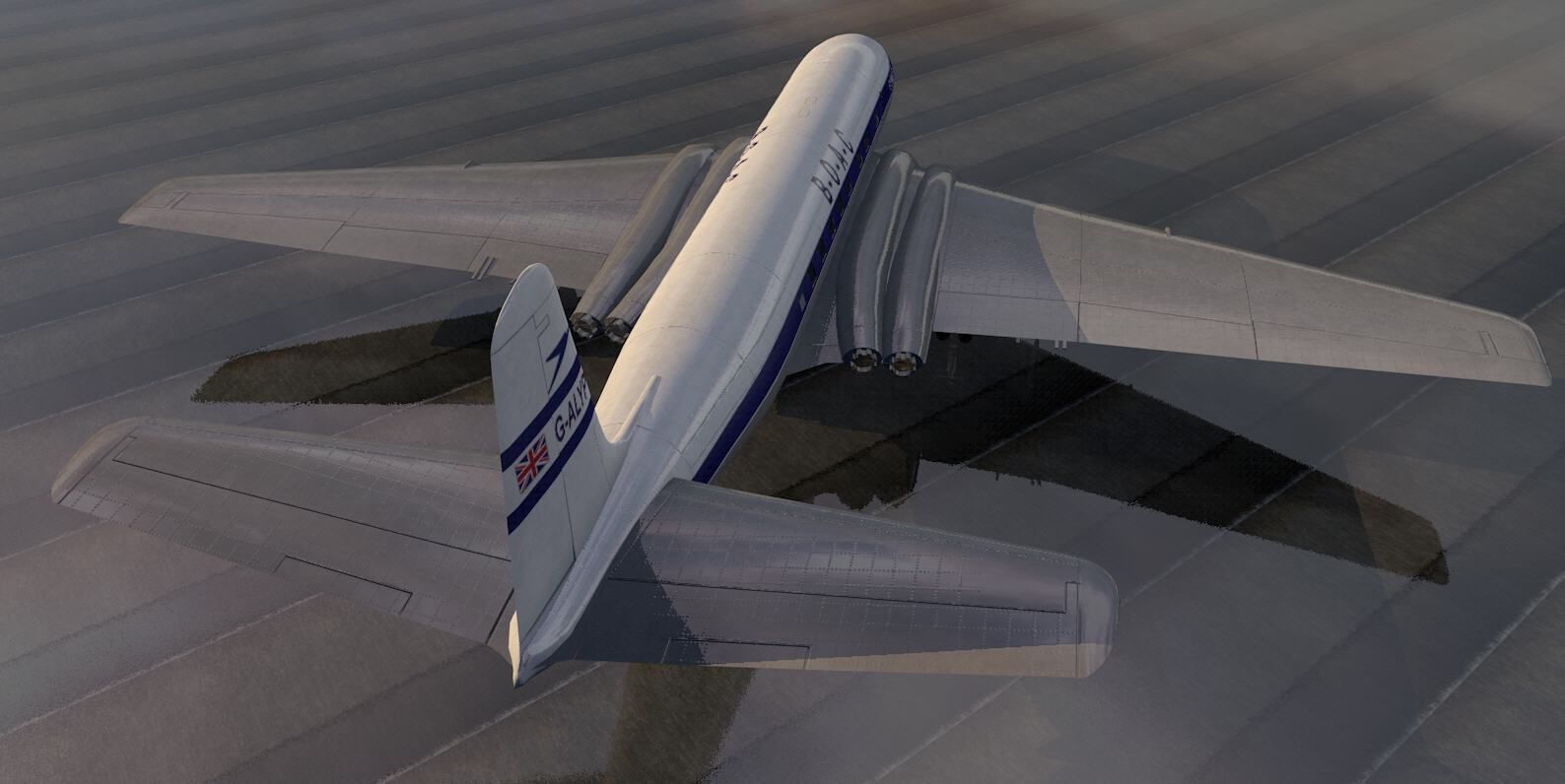 De Havilland DH 106 Comet Mk-1 3D model_4