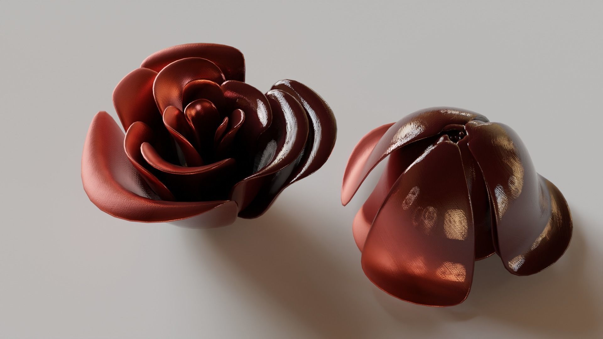 Flower Model V2 Low-poly 3D model_2
