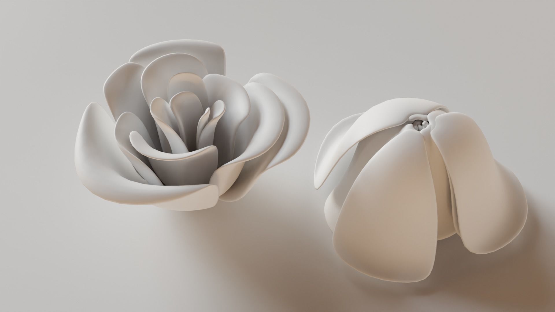 Flower Model V2 Low-poly 3D model_4