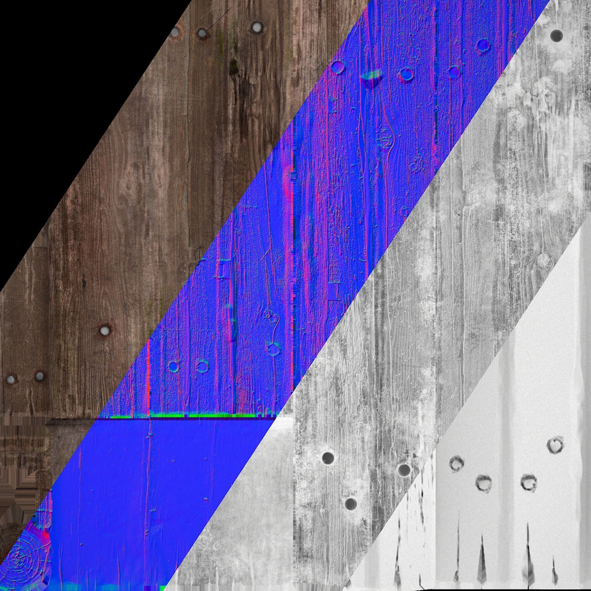 Medieval Crane Low-poly 3D model_27