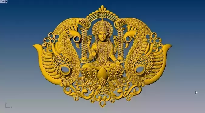 Laxmi locket  3D print model