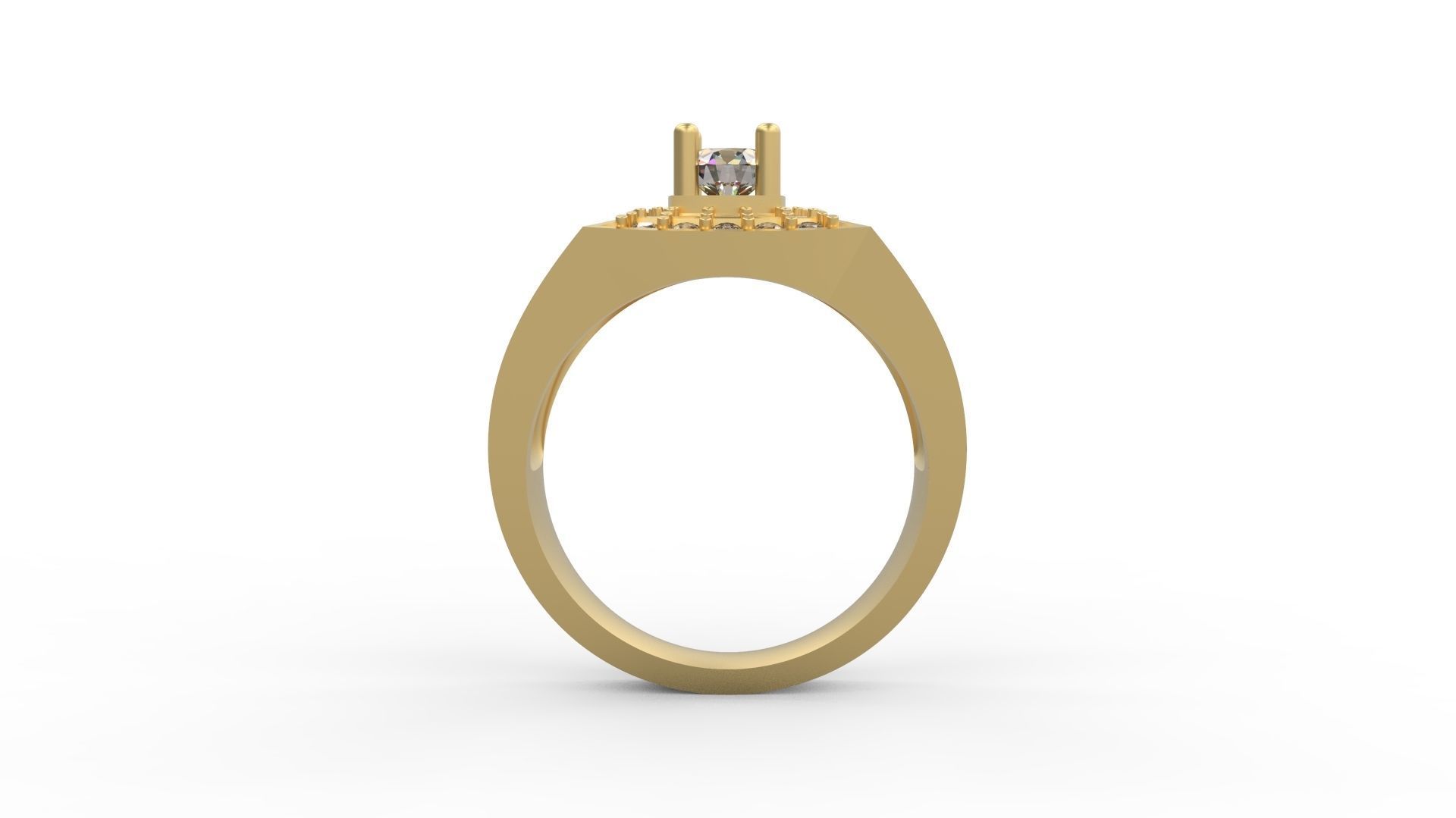 Men Ring 244 3D print model_1