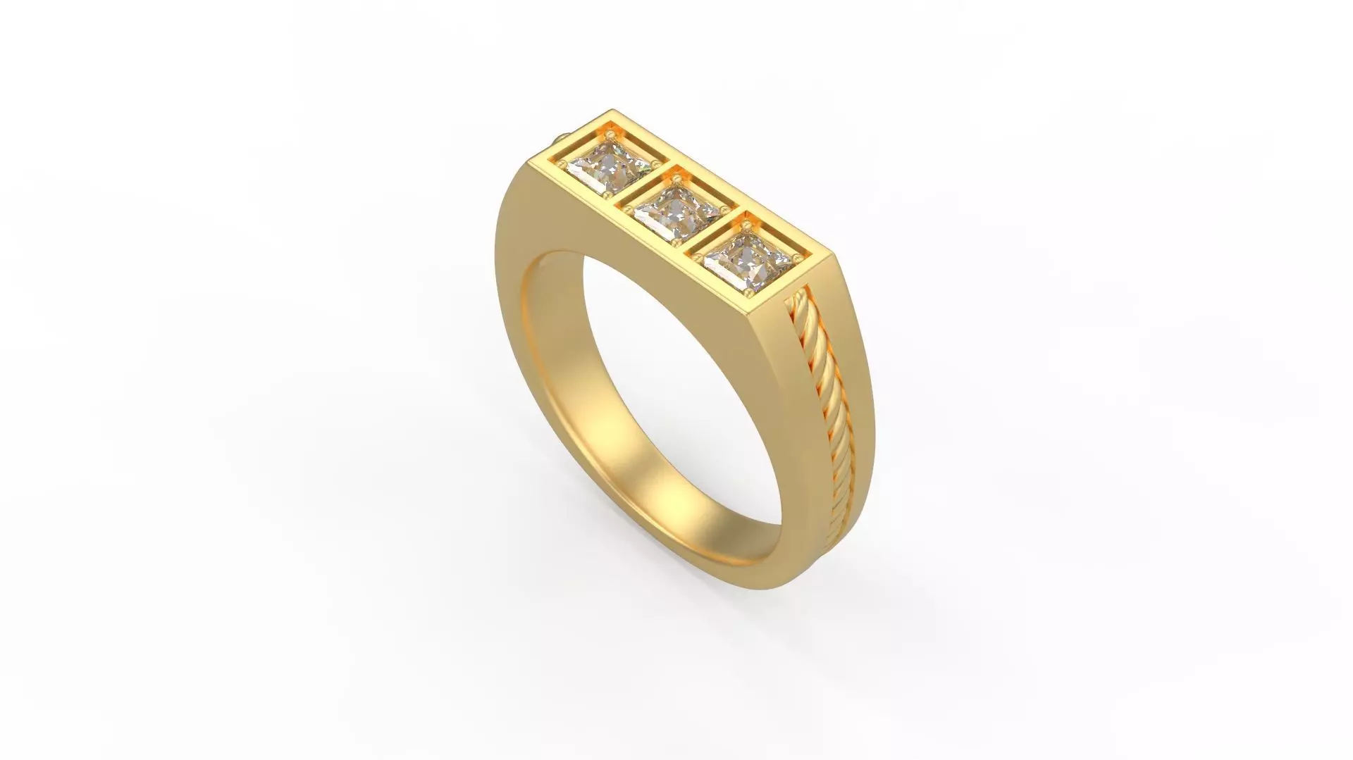 Men Ring 214 3D print model_0