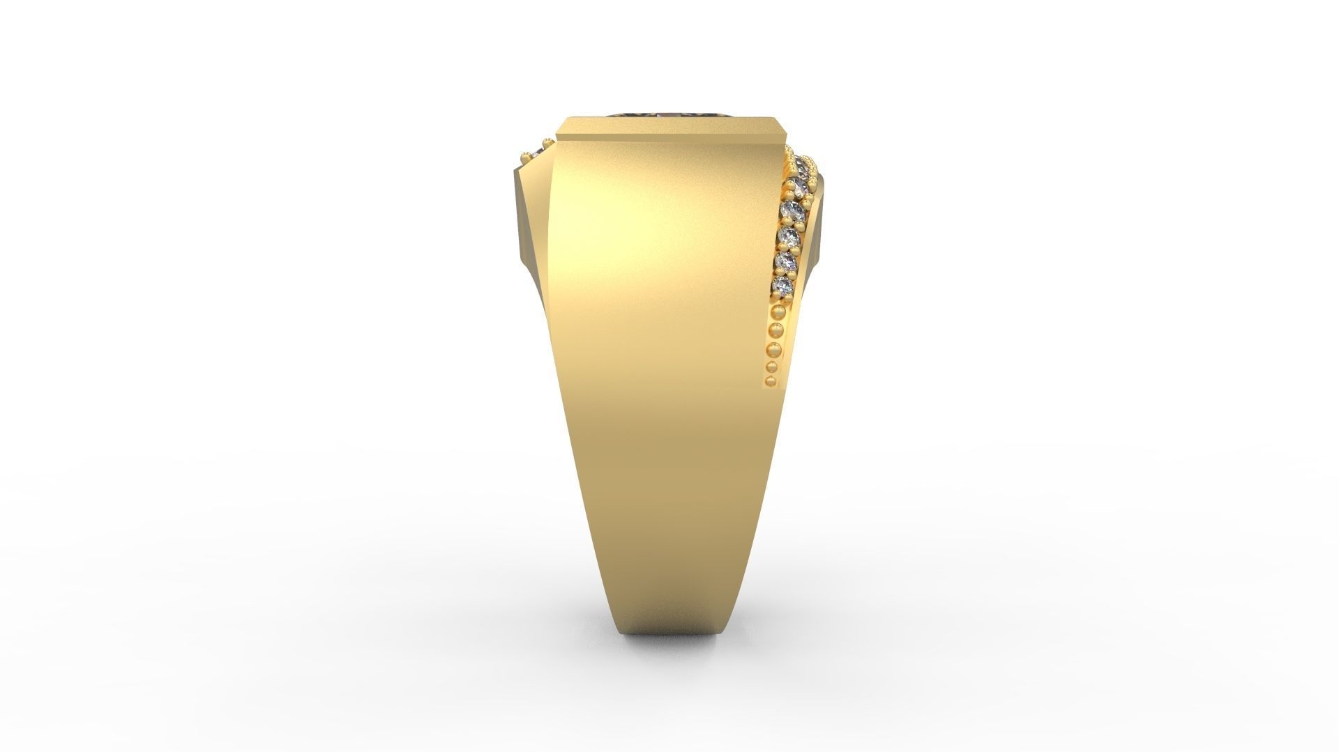 Men Ring 226 3D print model_3