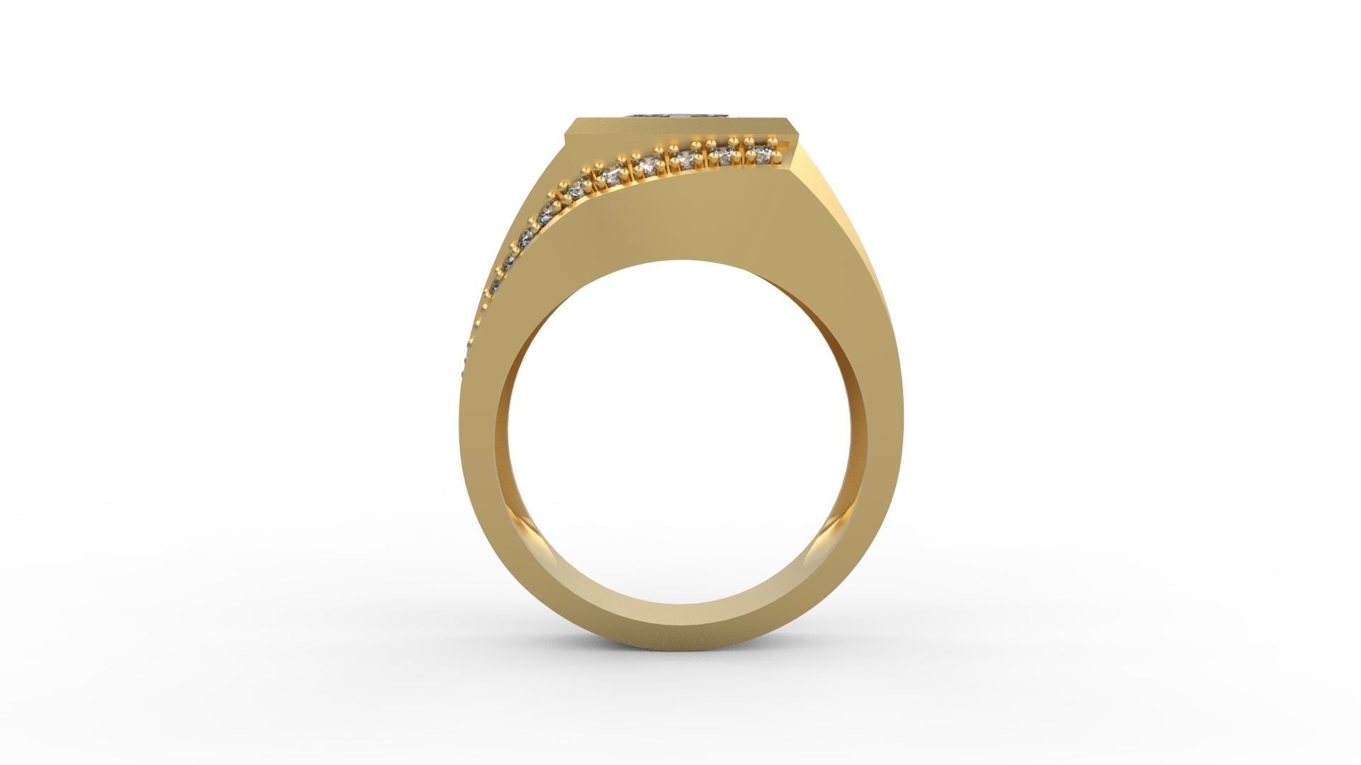 Men Ring 226 3D print model_2