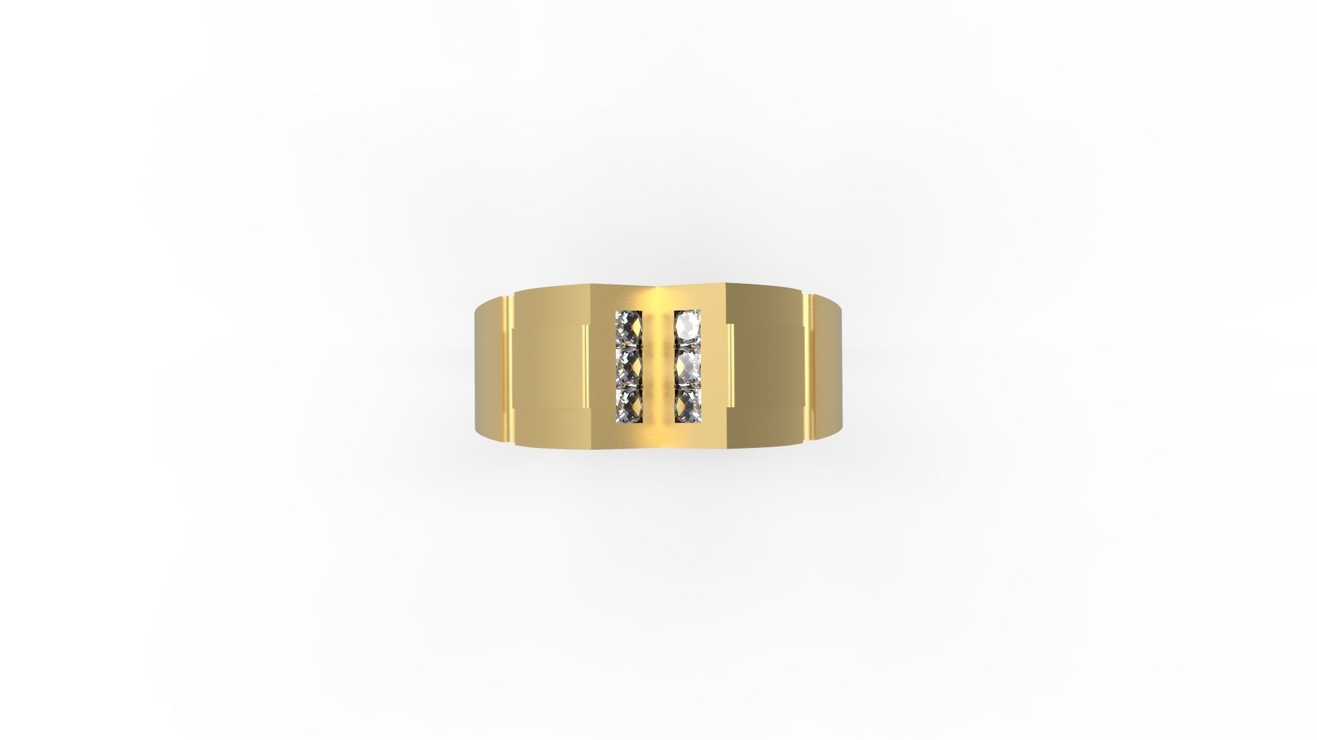 Men Ring 225 3D print model_4
