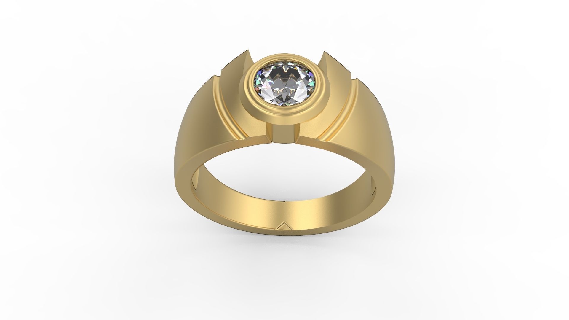 Men Ring 223 3D print model_4