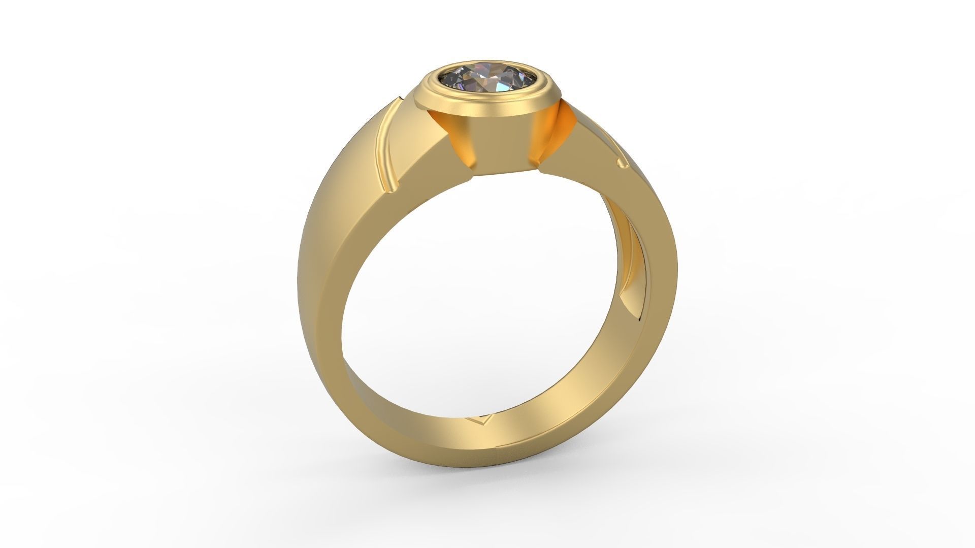 Men Ring 223 3D print model_6