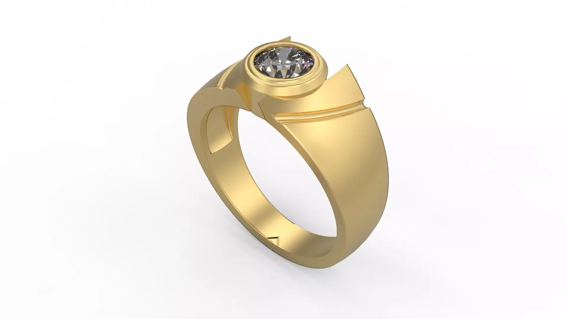 Men Ring 223 3D print model_0