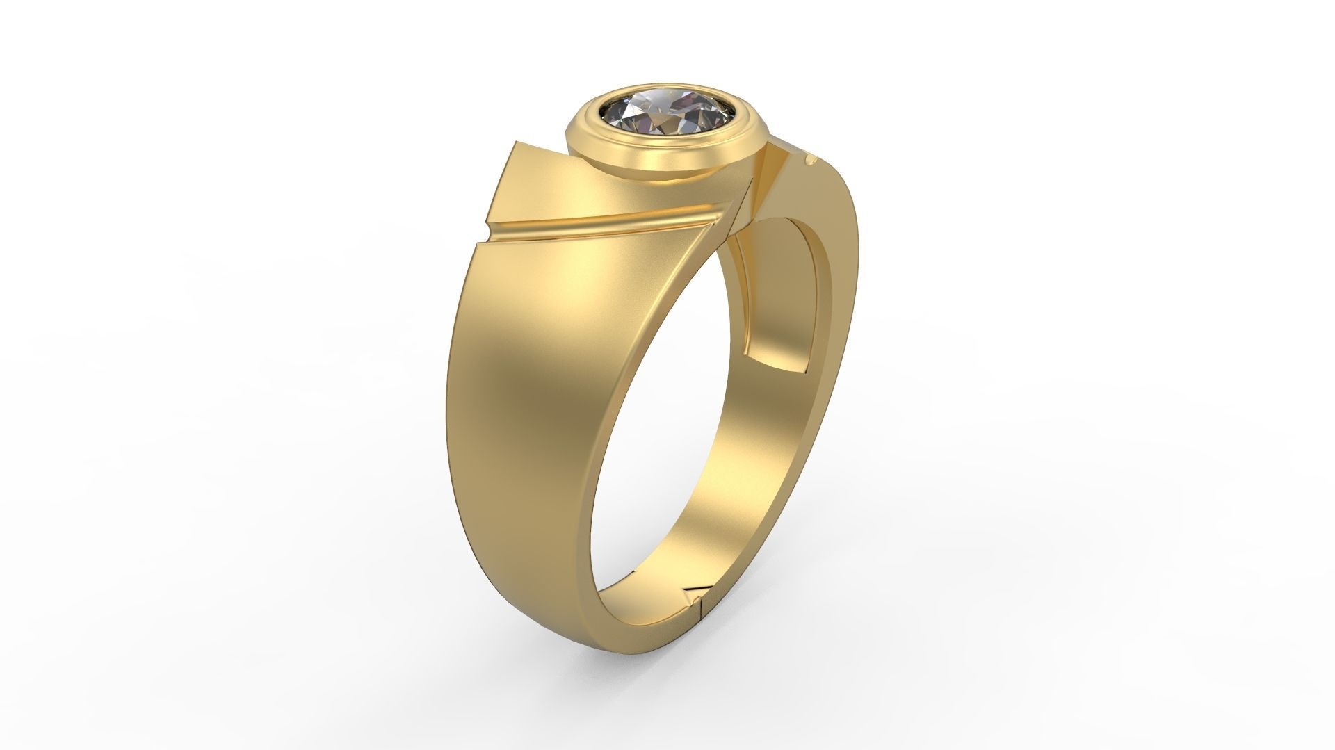 Men Ring 223 3D print model_1