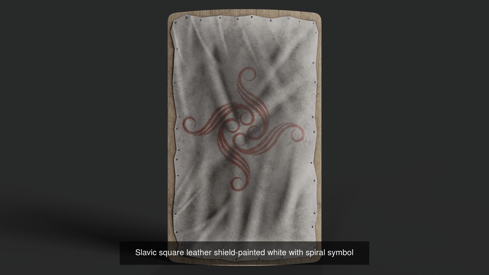 Slavic square shields 40 pieces 3D Model Collection_22