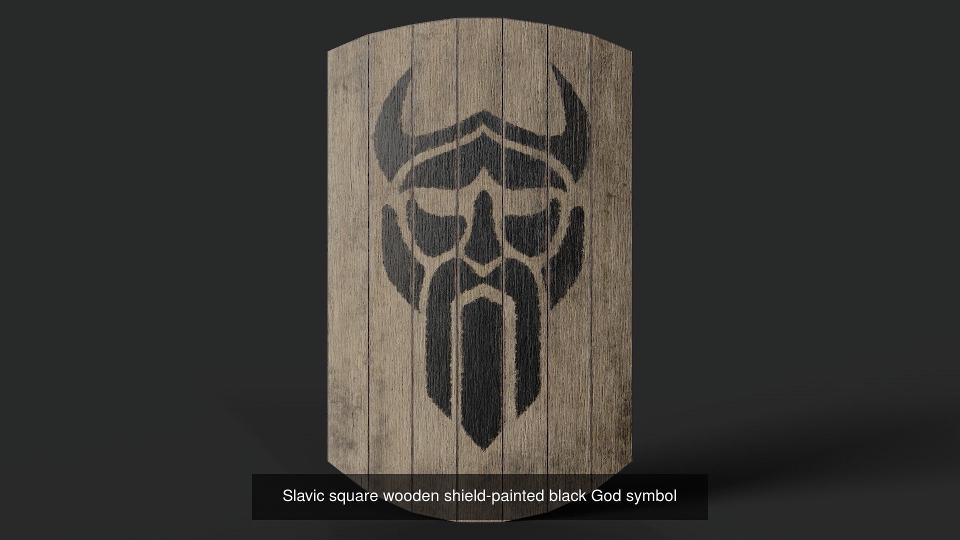 Slavic square shields 40 pieces 3D Model Collection_40