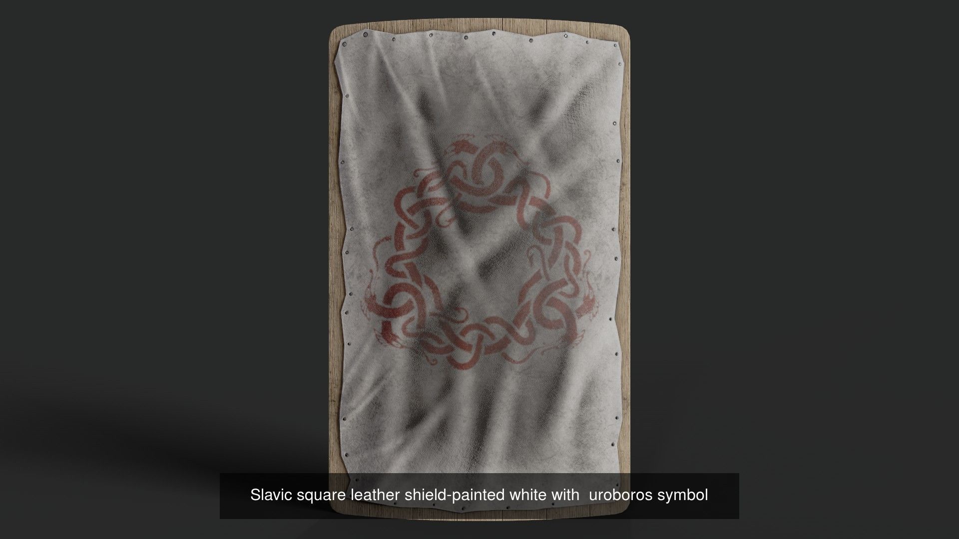 Slavic square shields 40 pieces 3D Model Collection_23