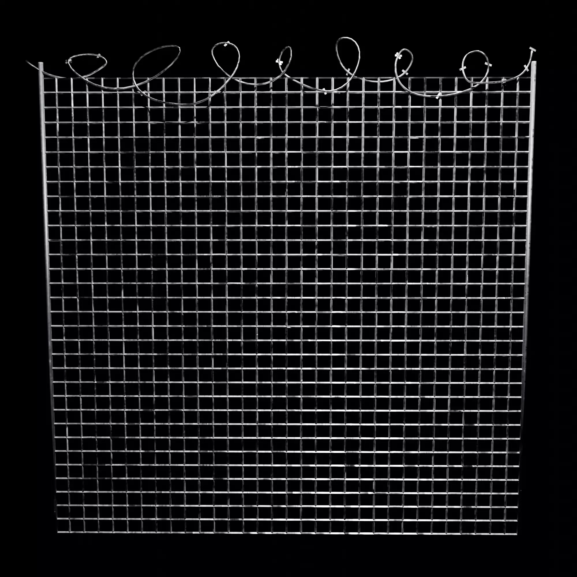 Grid 3d model Free low-poly 3D model