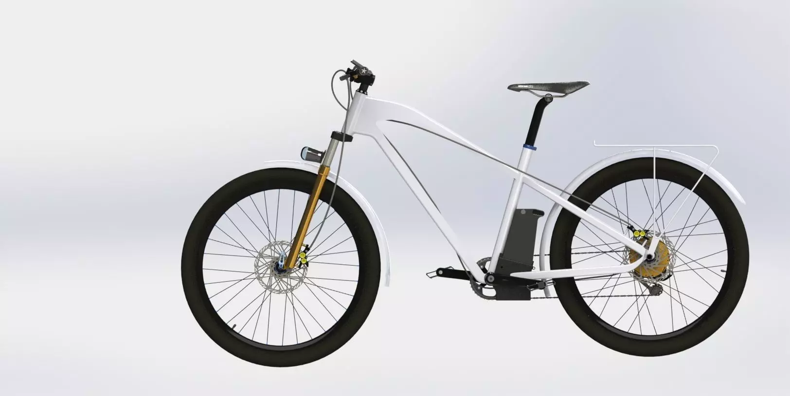 electric bicycle 3D model