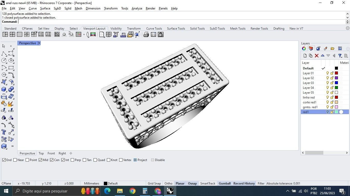 Iced Out Ring 3D print model_5