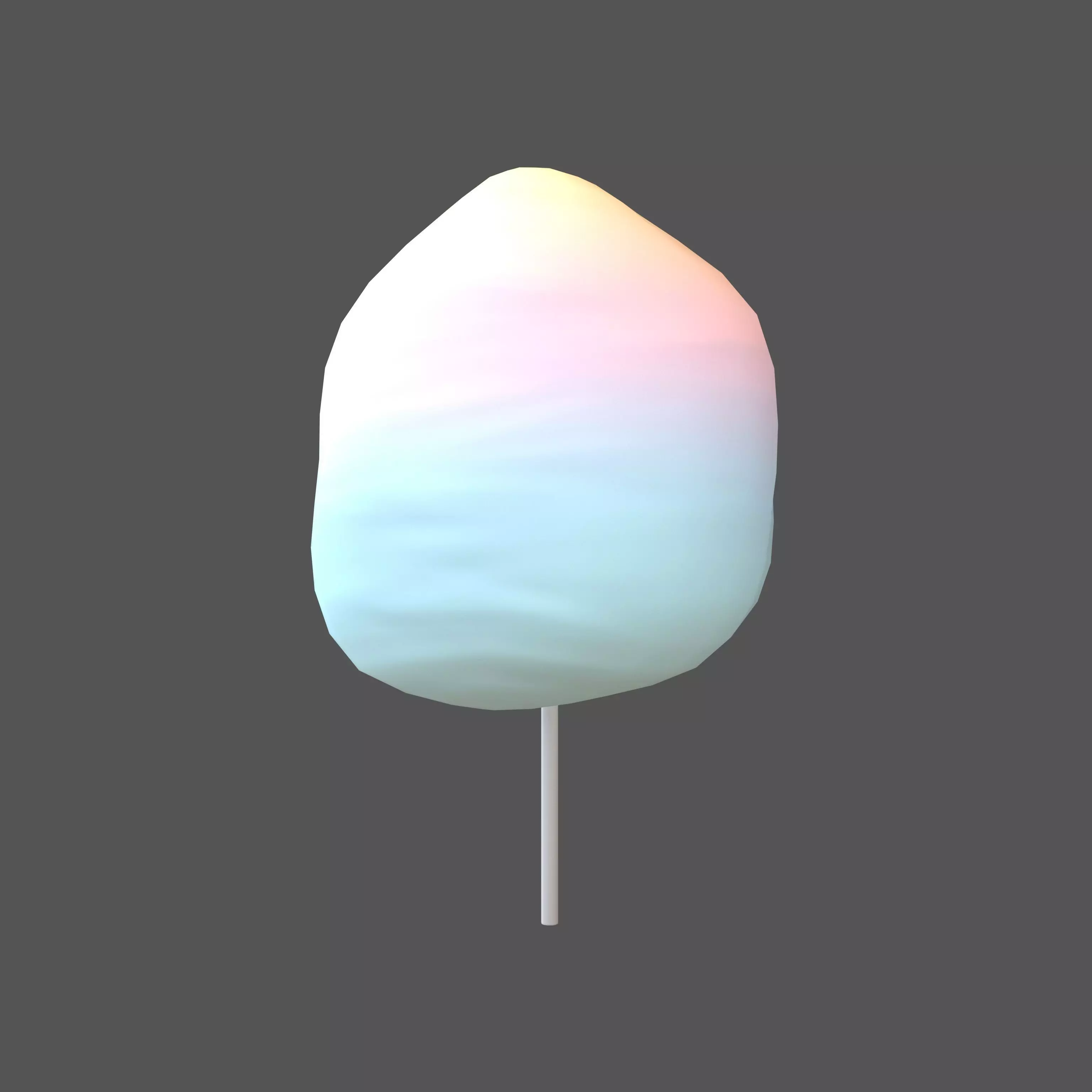 Cotton Candy V1 006 Low-poly 3D model_0