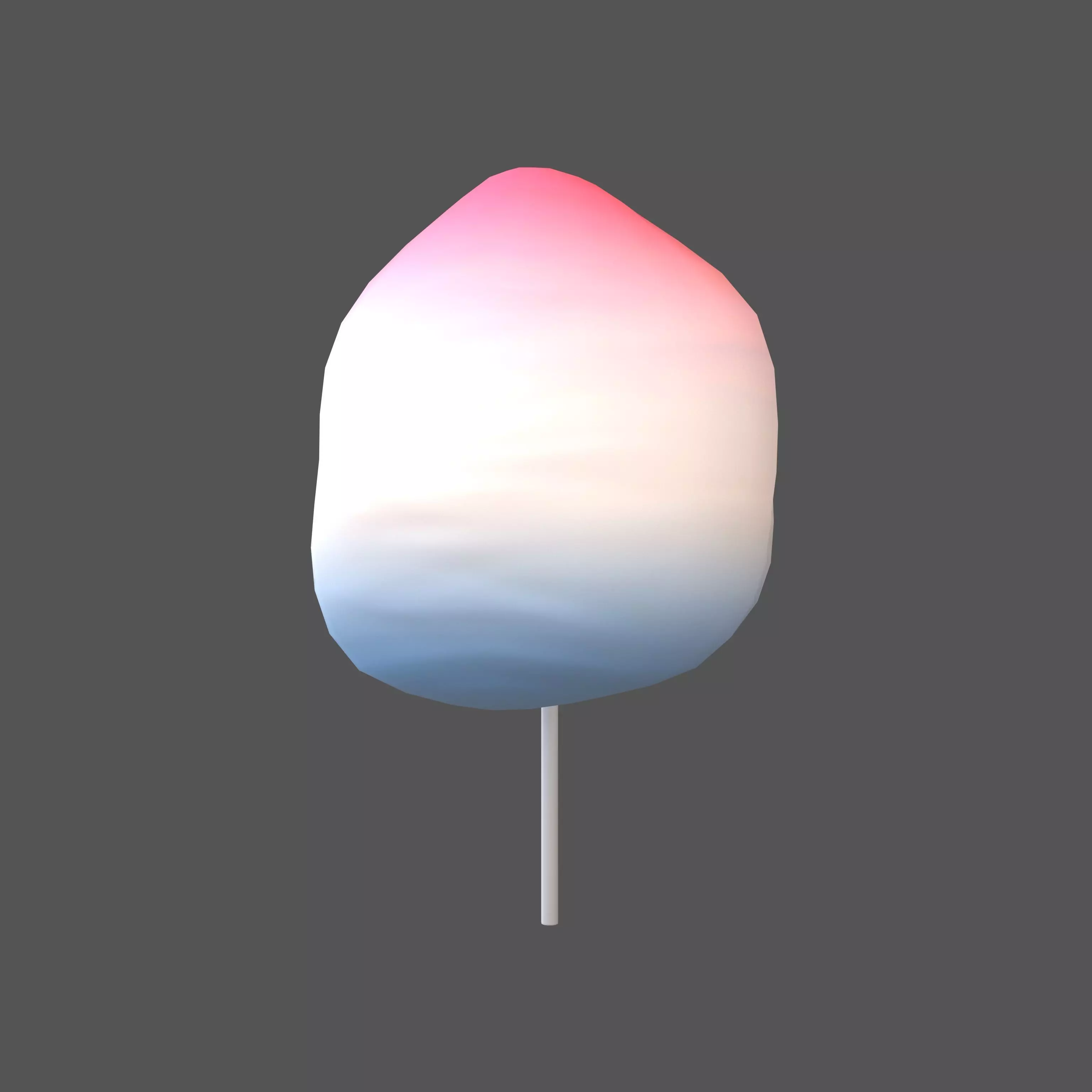Cotton Candy V1 007 Low-poly 3D model_0