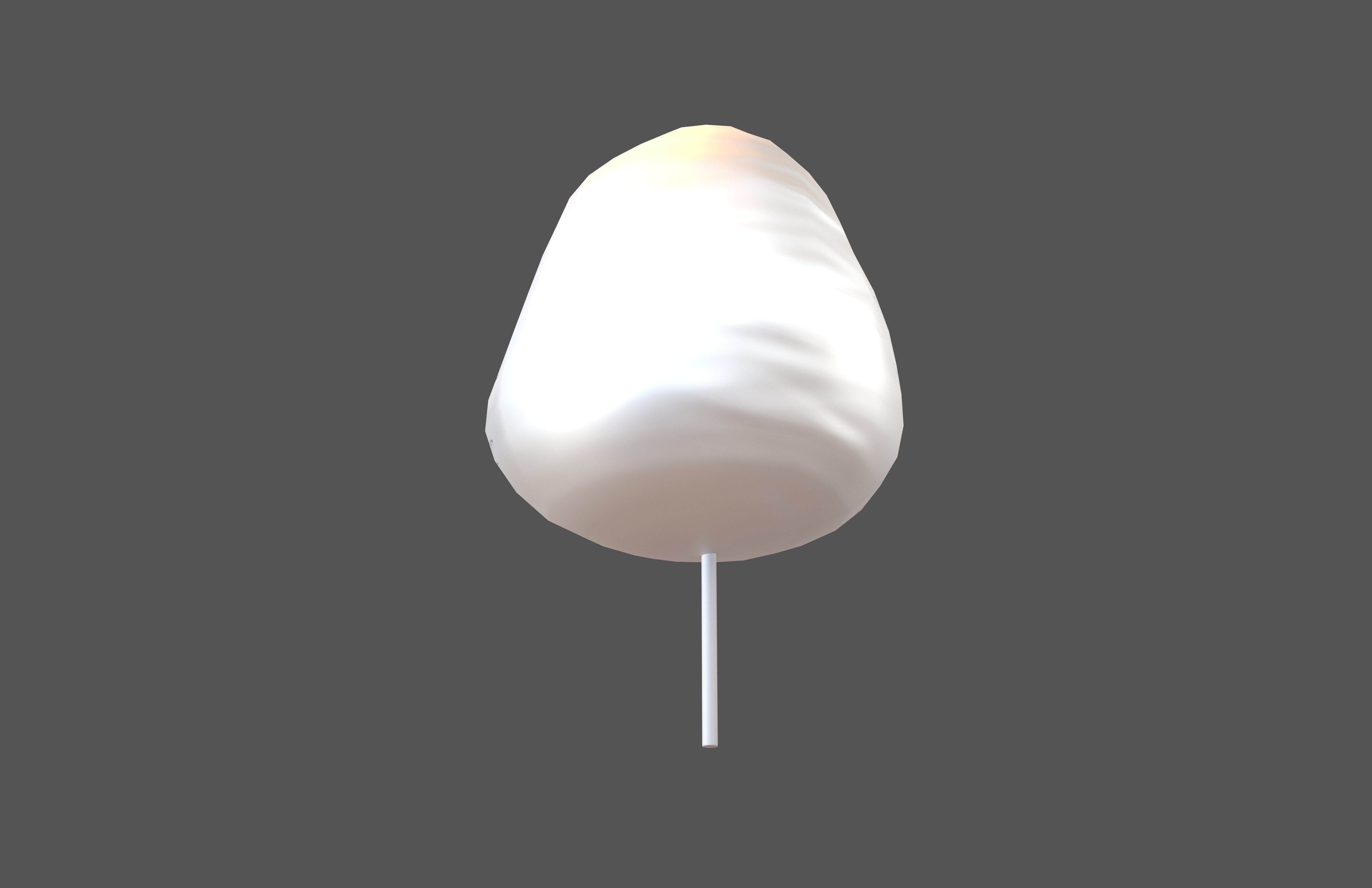 Cotton Candy V1 011 Low-poly 3D model_3