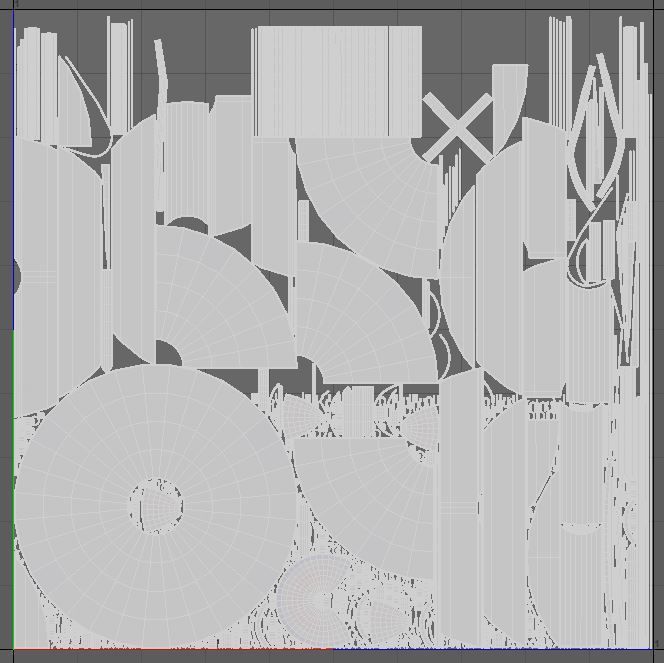 Slavic round leather shield-painted orange and white sun wheel Low-poly 3D model_7