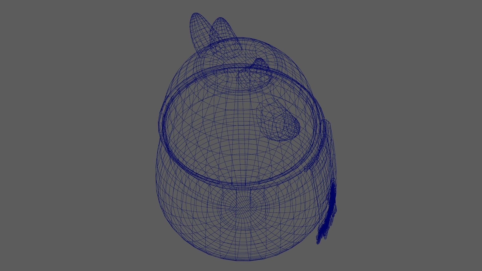 Cute Hamper Playing Room Equipment Cow Hamper Version 3D model_16