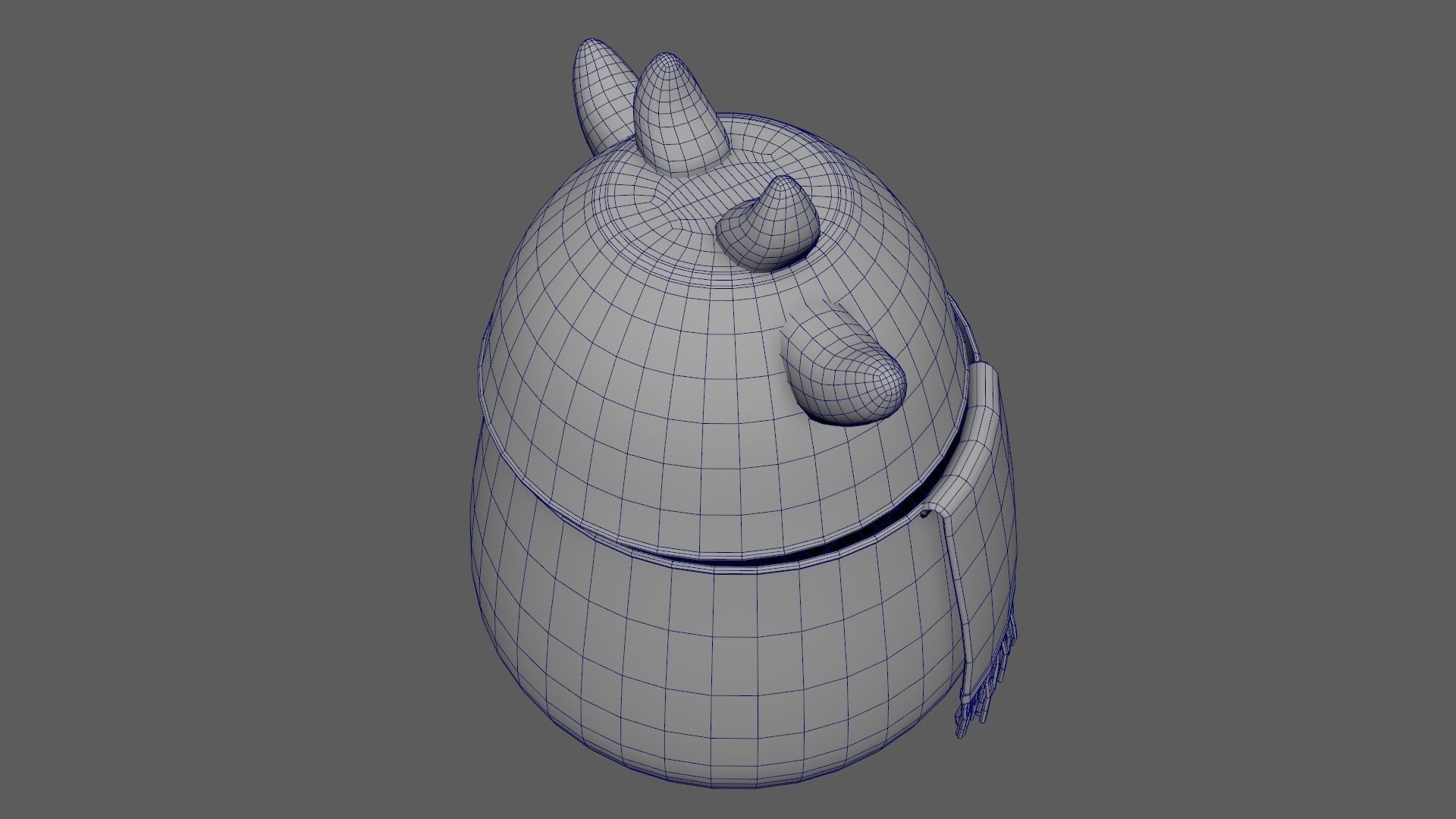 Cute Hamper Playing Room Equipment Cow Hamper Version 3D model_12