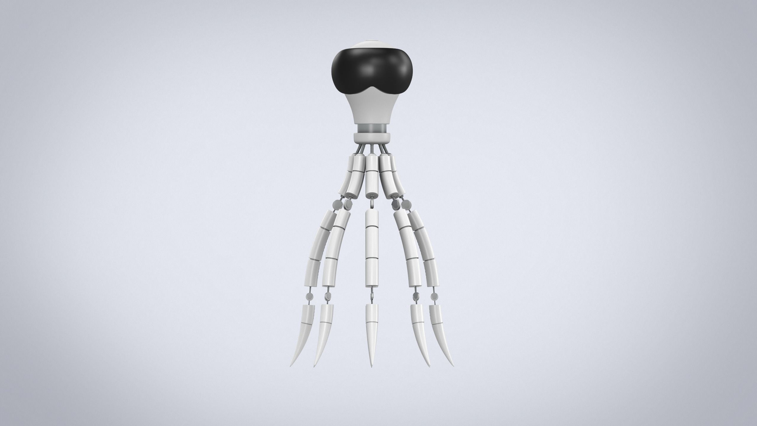 Octopus sci-fi 3D model Low-poly 3D model_16