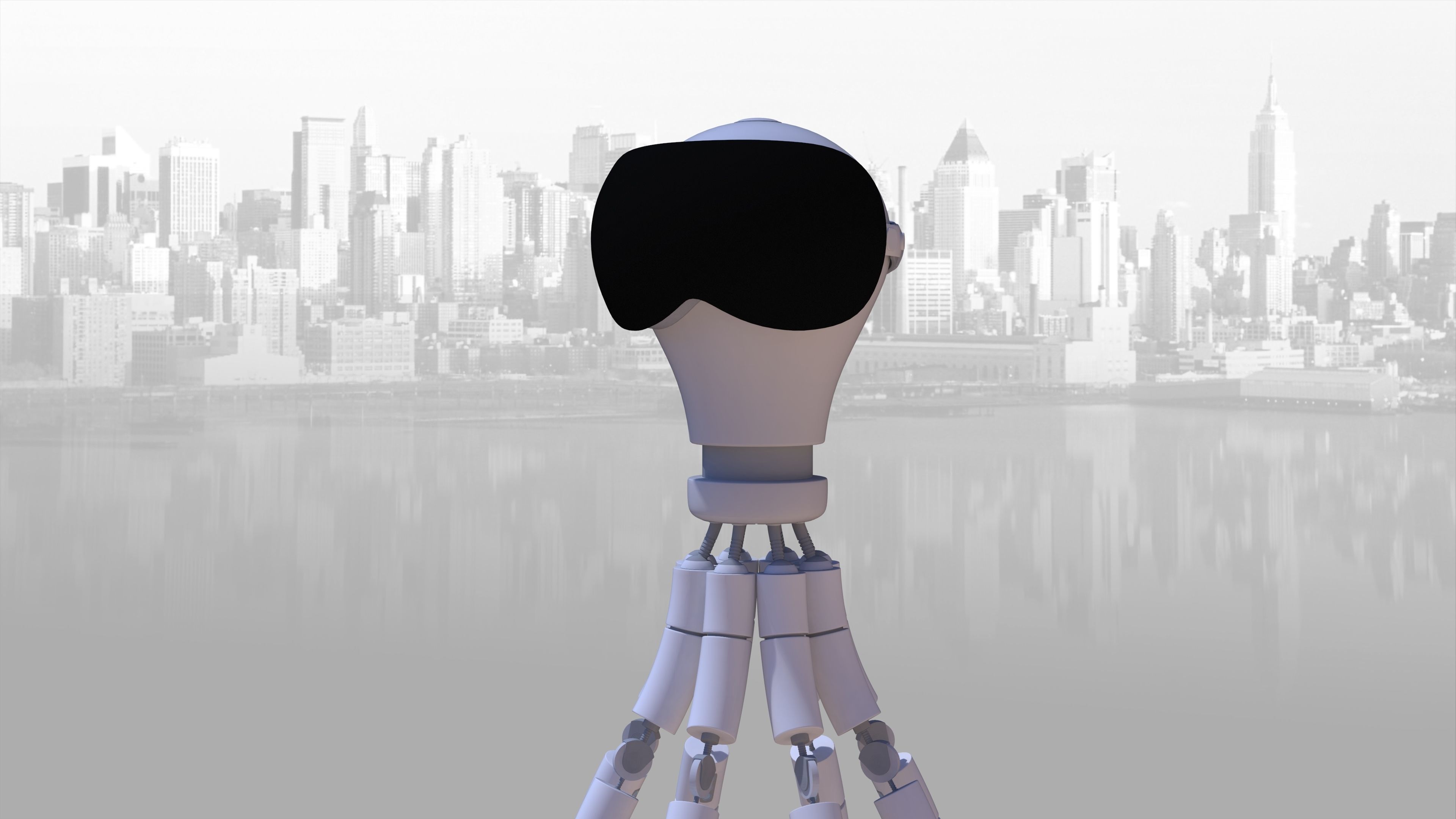 Octopus sci-fi 3D model Low-poly 3D model_1