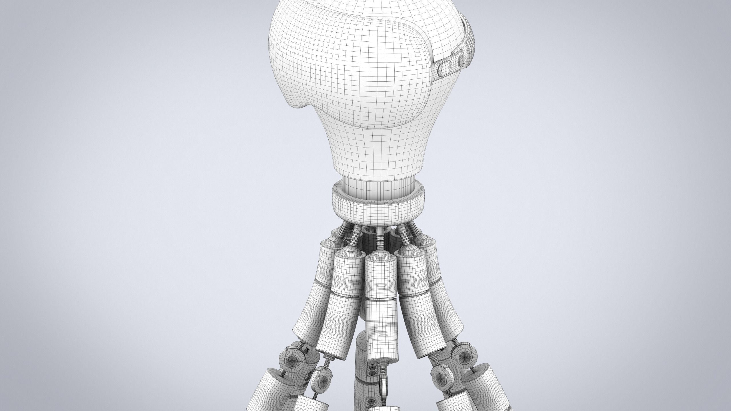 Octopus sci-fi 3D model Low-poly 3D model_15