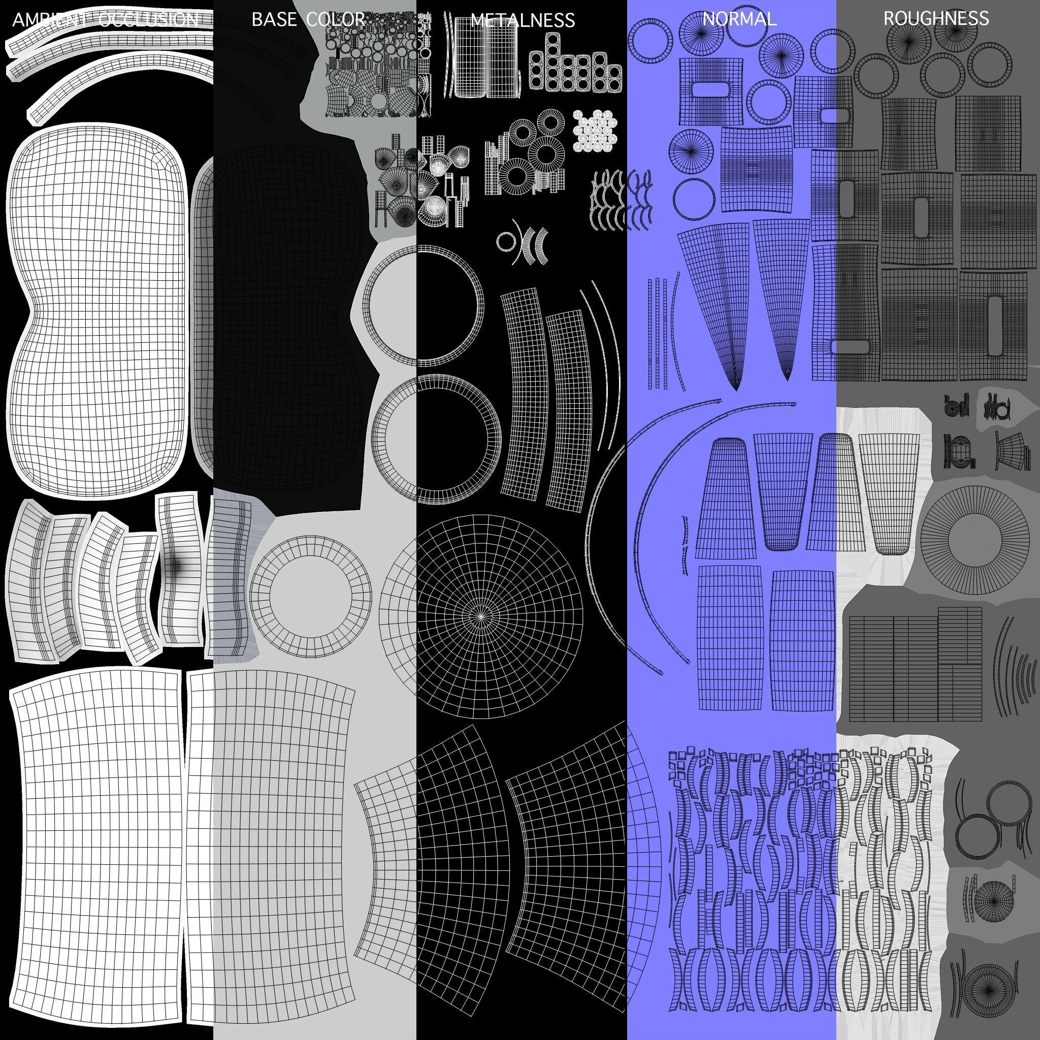 Octopus sci-fi 3D model Low-poly 3D model_18