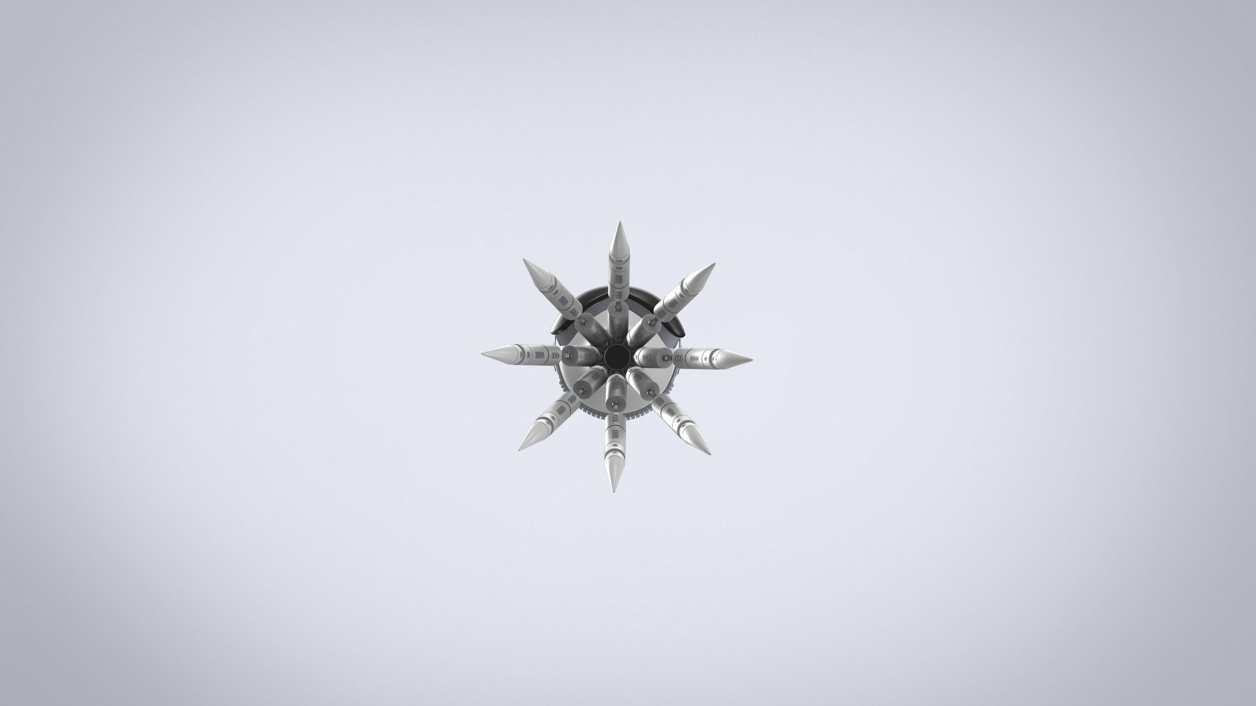 Octopus sci-fi 3D model Low-poly 3D model_10