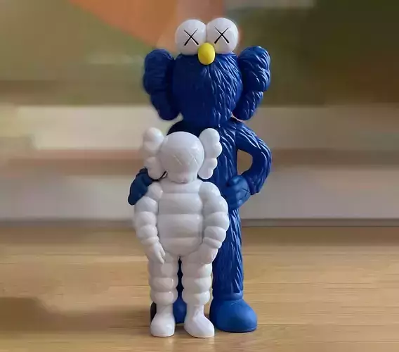 Kaws BFF x What Party dor Print 3D print model