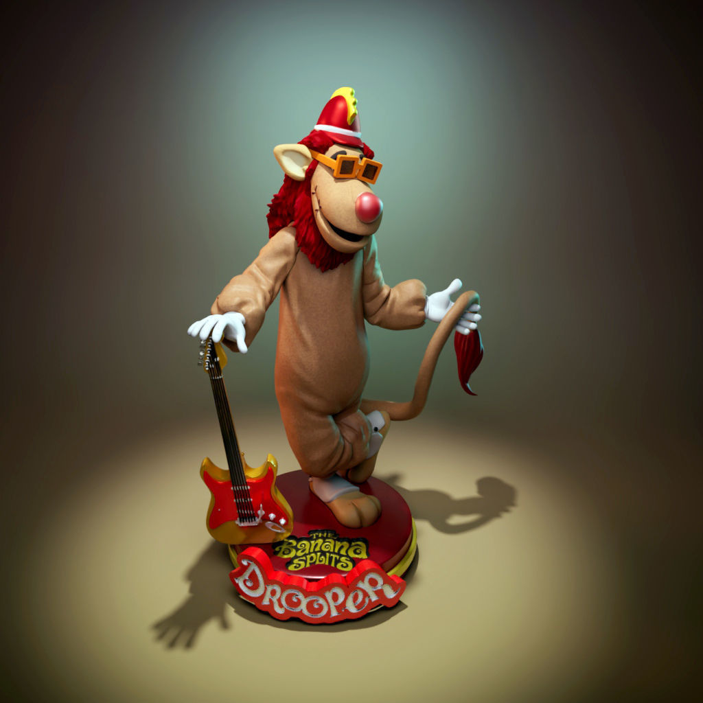Drooper - The Banana Splits 3D print model_4