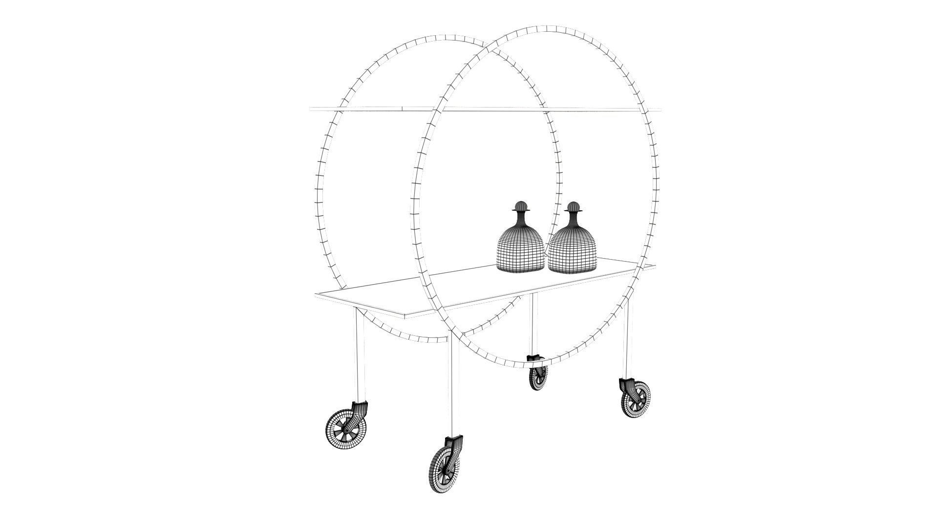 Design Interior Table 3D model_4