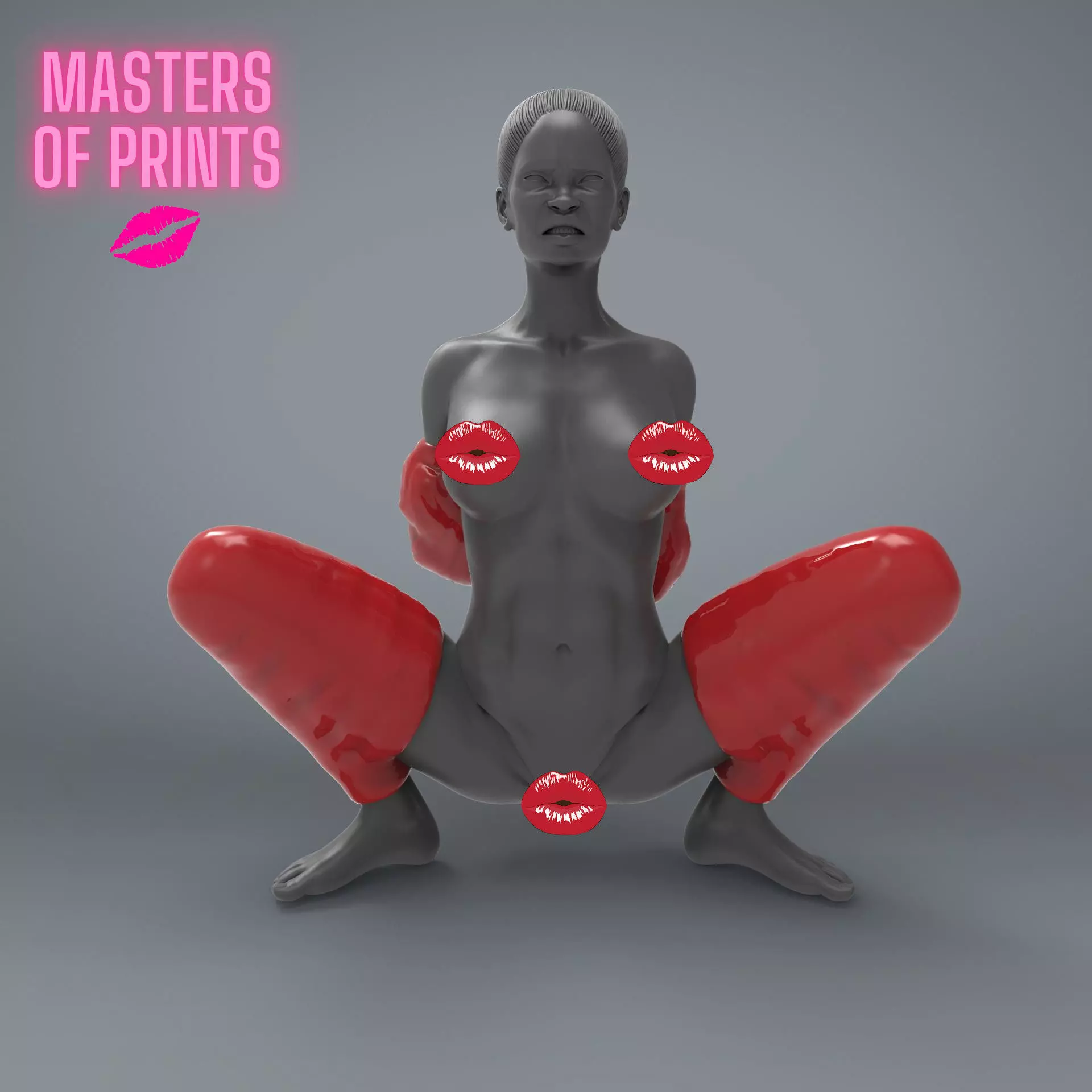 PACKAGED - NSFW - EROTIC MINIATURE 75 MM SCALE 3D print model