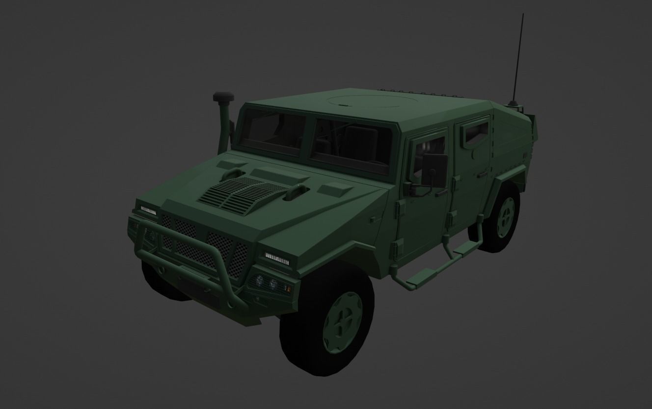 URO VAMTAC ST5 Low-poly 3D model_5