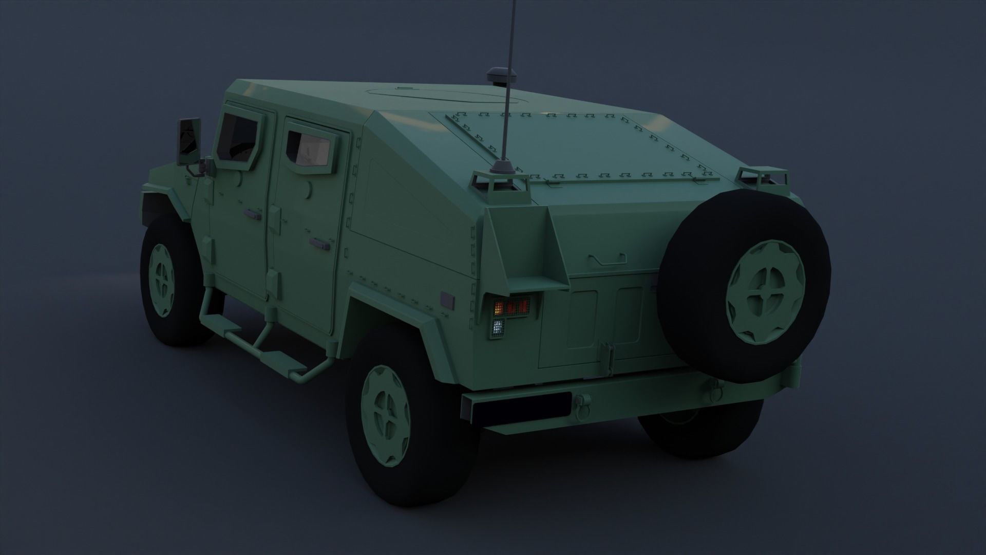 URO VAMTAC ST5 Low-poly 3D model_1