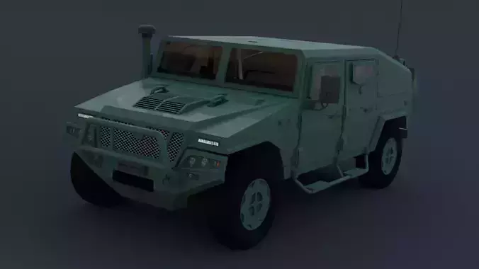 URO VAMTAC ST5 Low-poly 3D model