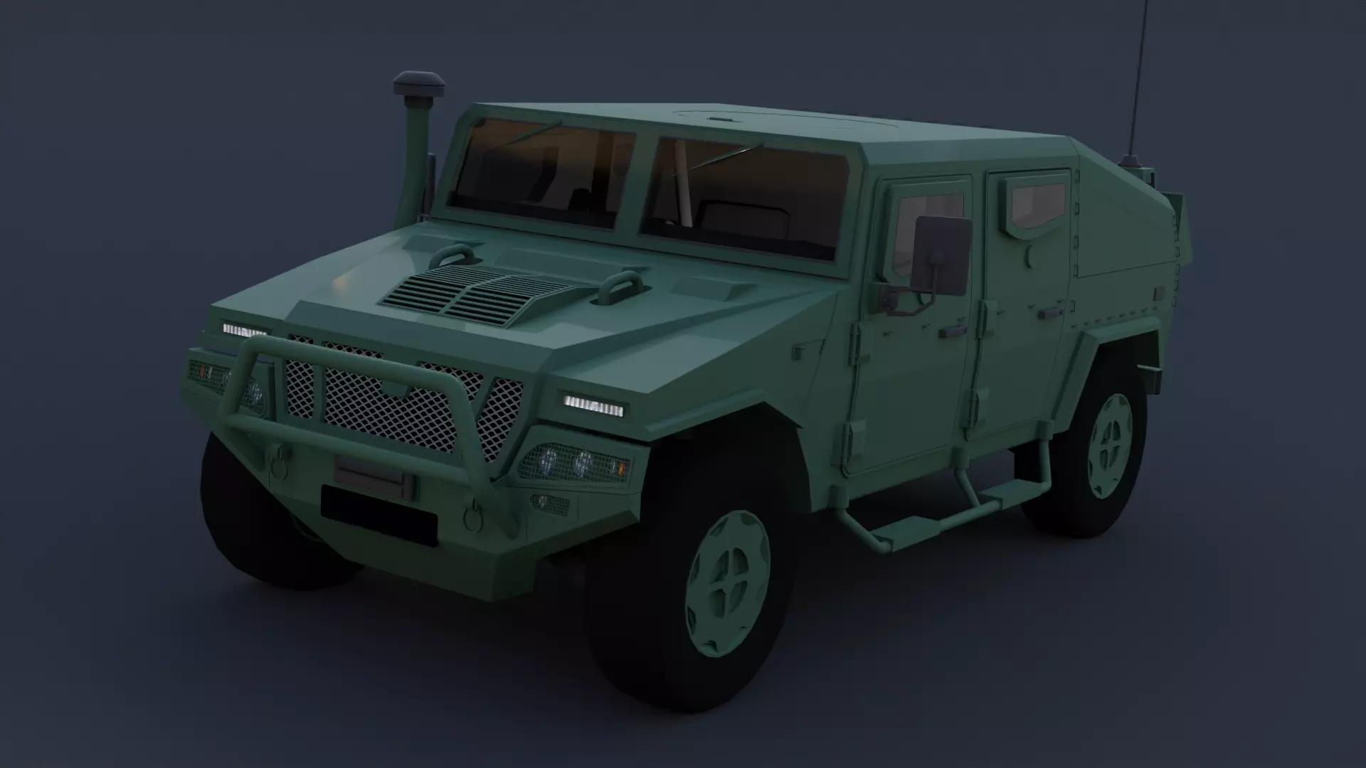 URO VAMTAC ST5 Low-poly 3D model_0
