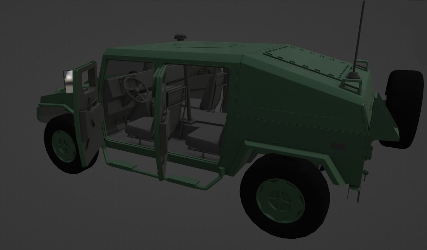 URO VAMTAC ST5 Low-poly 3D model_4