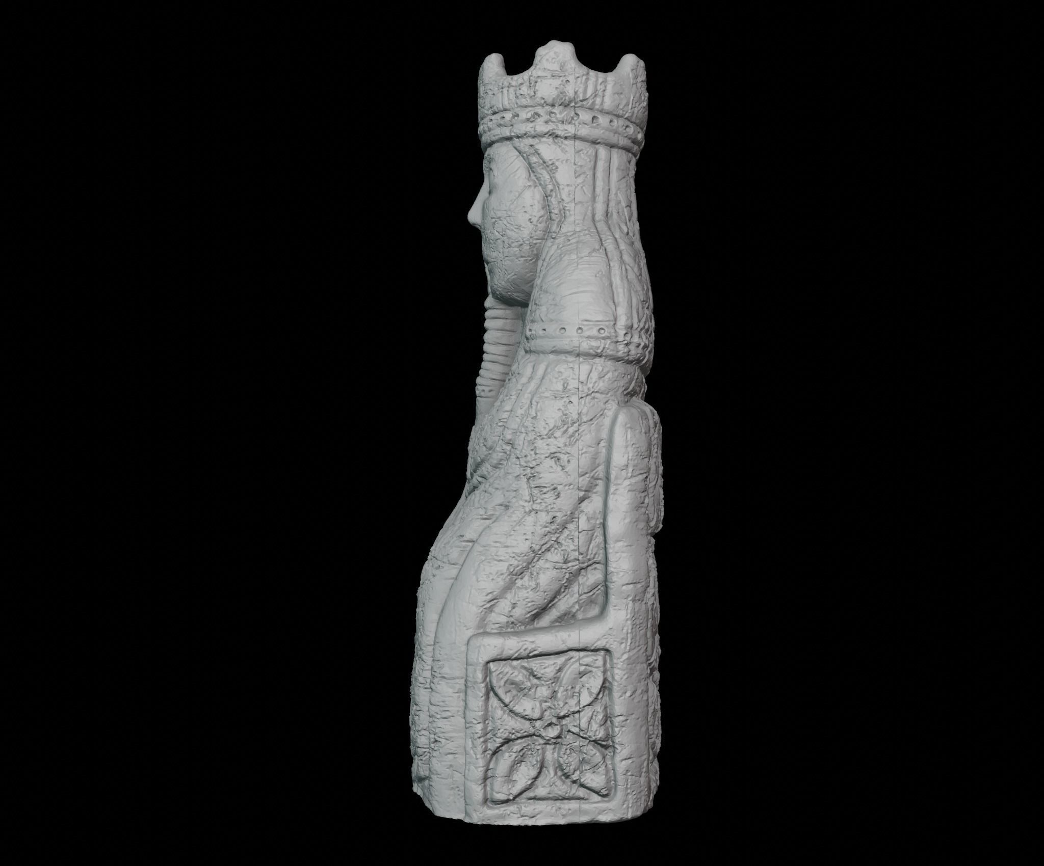 The Lewis chess pieces for 3d printing 3D print model_3