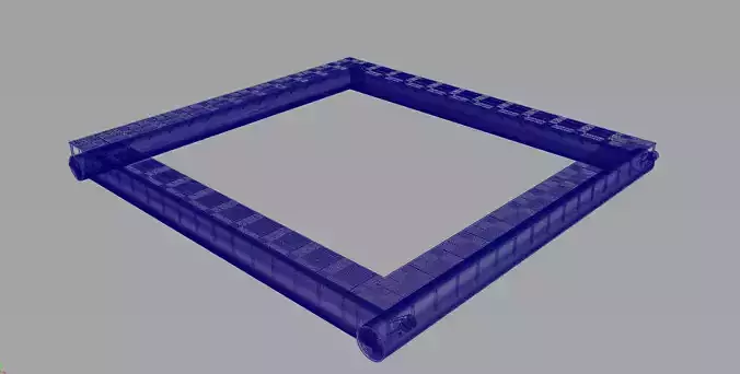 Fish farm Free 3D model