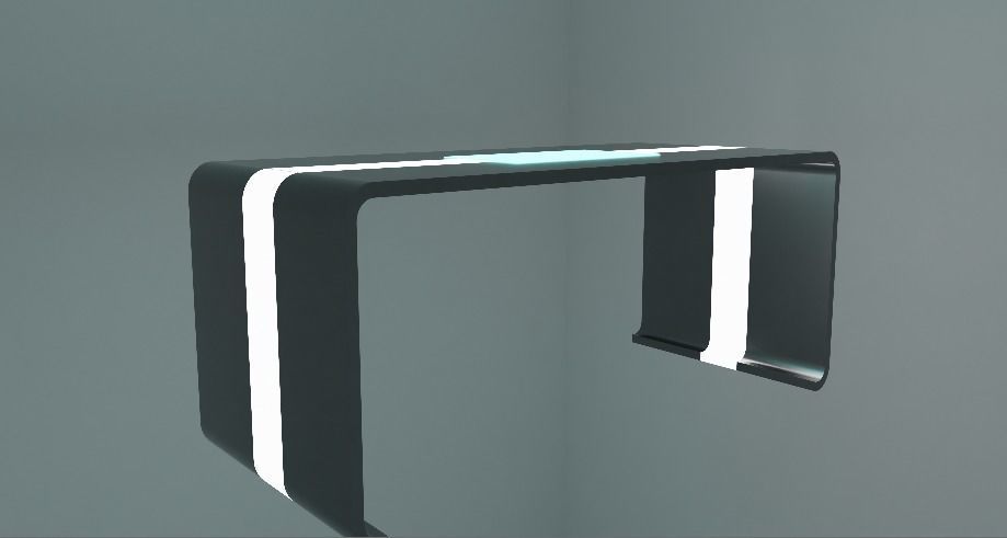 Sci-Fi table Free 3D model_4