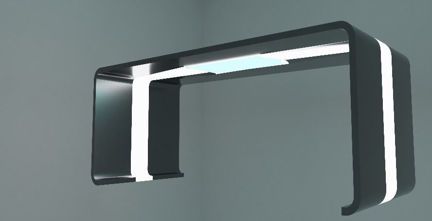 Sci-Fi table Free 3D model_3