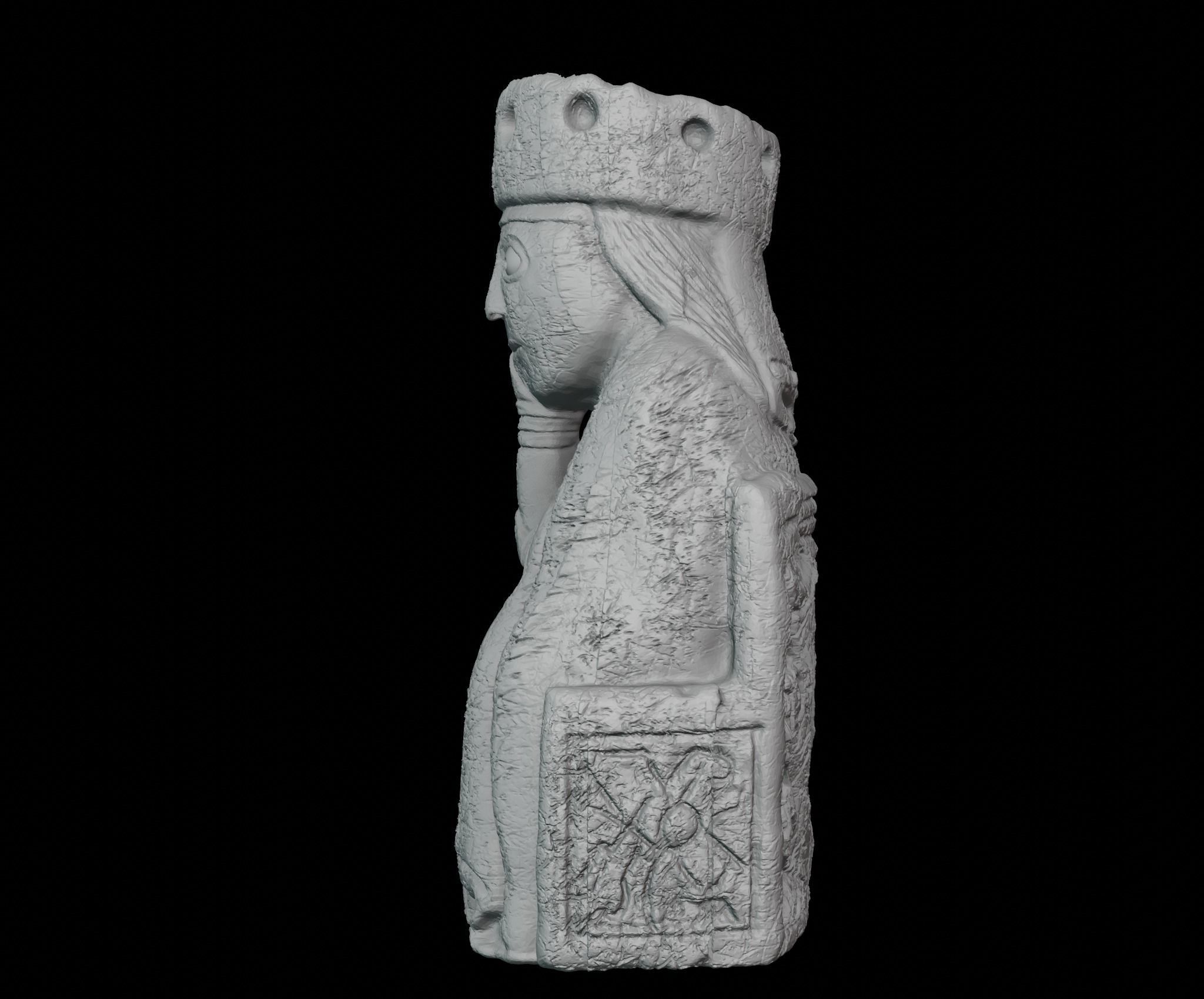 The Lewis chess pieces  for 3d printing 3D print model_3