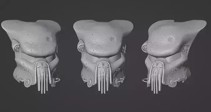 Predator Bio Mask ver  5 3D print model