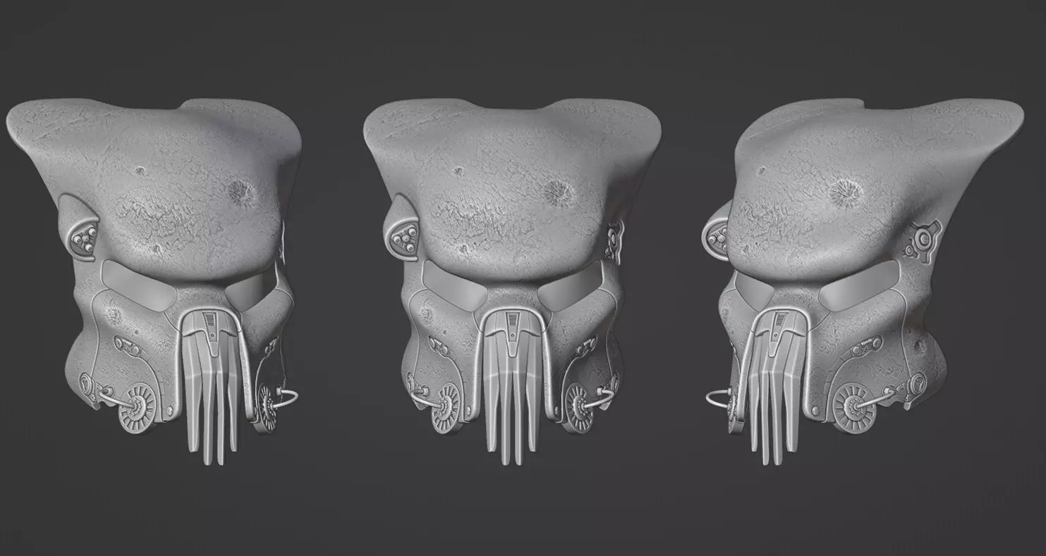 Predator Bio Mask ver  5 3D print model_0